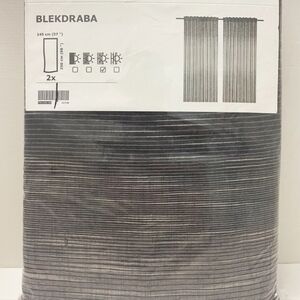 IKEA BLEKDRABA Drapes